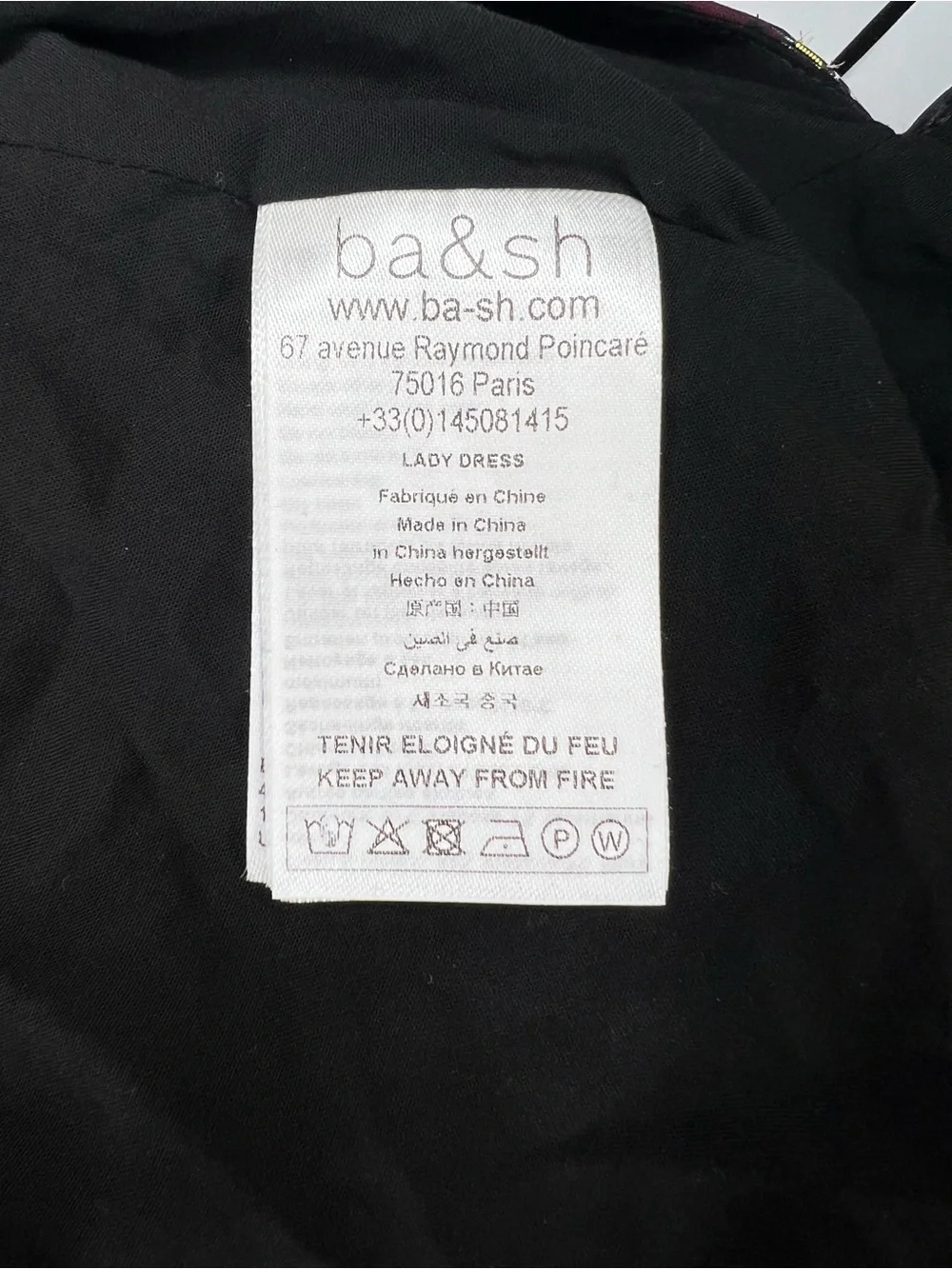 Ba&sh Kandy Maxi Dress Metallic Floral Cut Out size Medium - Picture 9 of 12